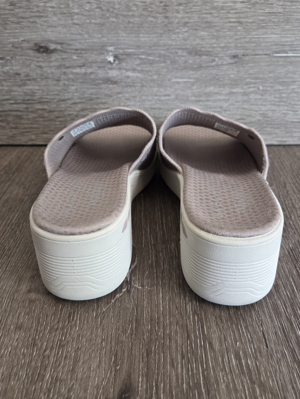 Skechers Martha Stewart Pier-Lite Lite Essence Wedge Sandal Sz 9 - Picture 5 of 9